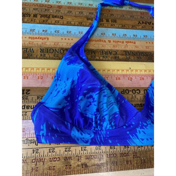 Vintage DeWeese Bikini S/ M High Waisted 2 Piece Mod 1970s Retro USA Swimwear - Picture 3 of 11